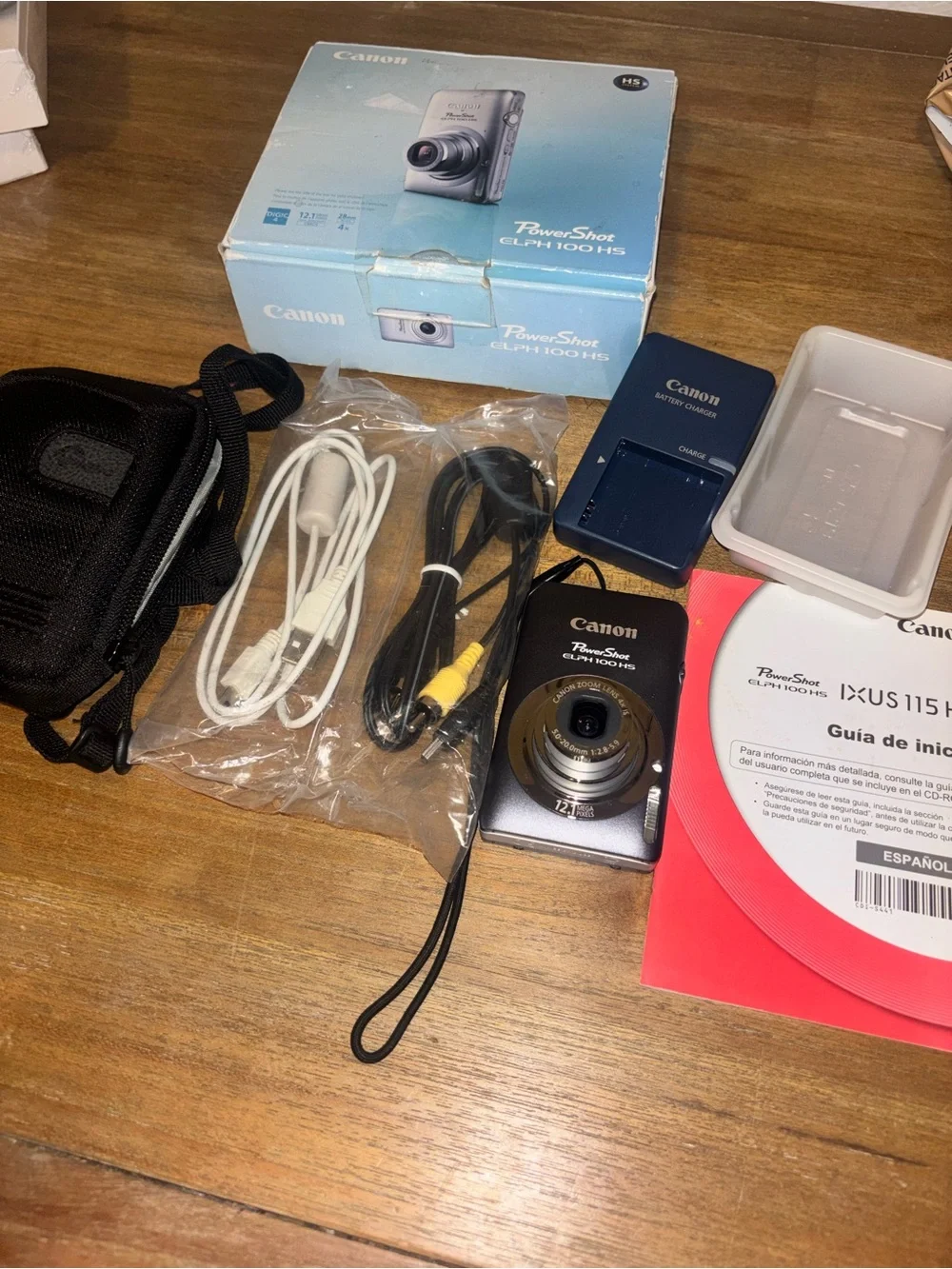 Canon PowerShot ELPH 100 HS Compact Digital Camera - Silver